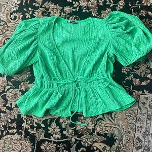 Zara - green top